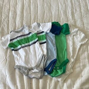 6 Summer Baby Boy Onesies Set (002)